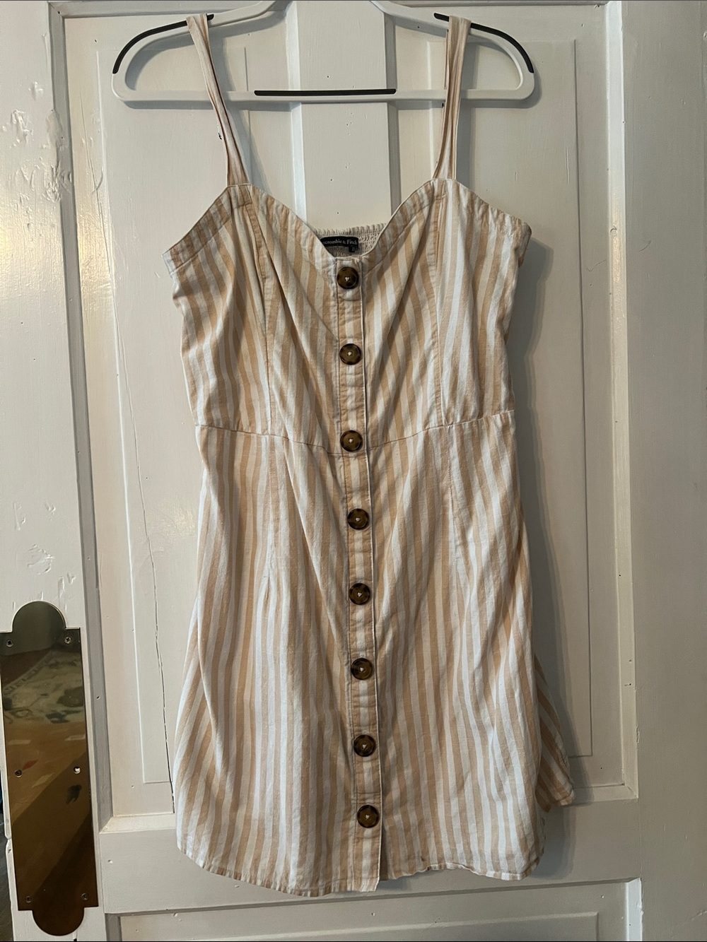 Abercrombie cotton striped dress XL